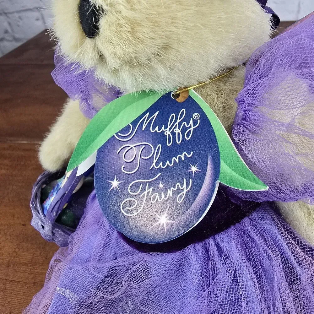Muffy VanderBear Plum Fairy Holiday‎ Limited Edition 1998 w/ Box & COA